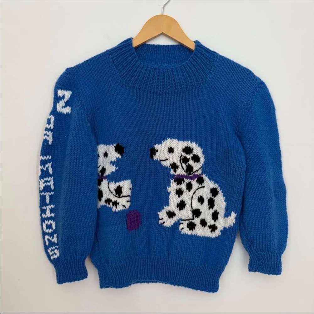 Handmade Kids Knit 102 Dalmatians
Dog Sweater